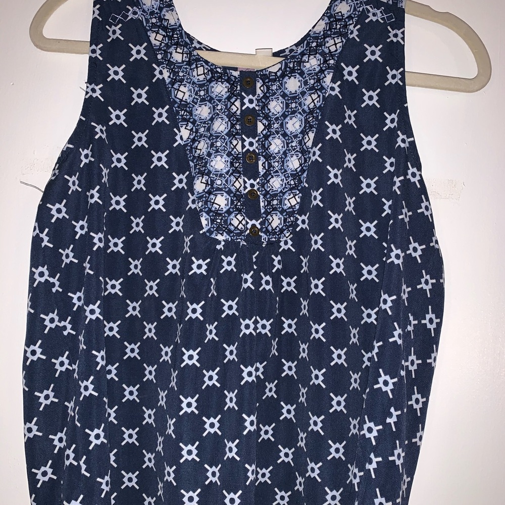 Navy blue tank top from francescas